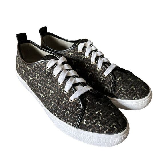 Tommy Hilfiger Logo Lace-Up Shoes -Sz 9 - Picture 2 of 10